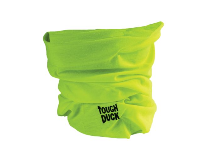 Tough Duck Hi Vis Multifunction Tubular Bandana, Colour: Yellow, Size: O/S