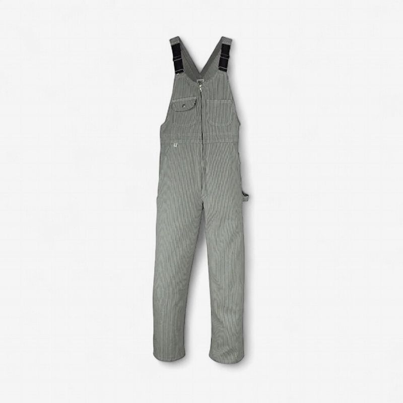 Big Bill Hickory Stripe Bib Overalls - RN76946