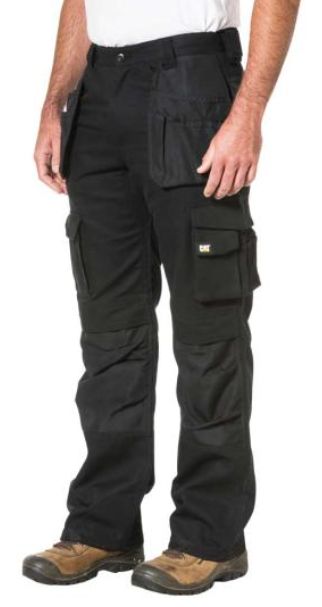 CAT Trademark Trouser, Colour: Black, Size: 30X30