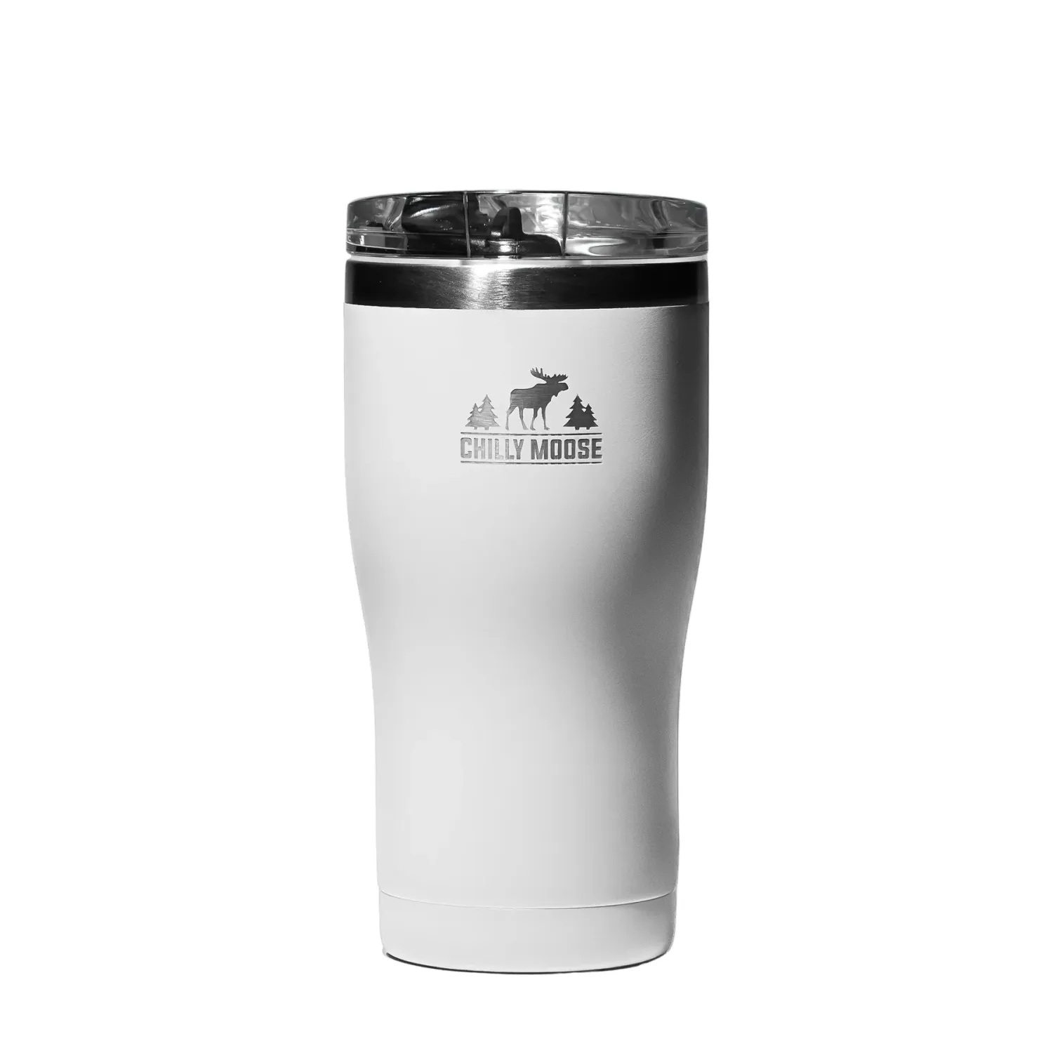 Chilly Moose Algonquin Tumbler 580mL, Colour: Frost White