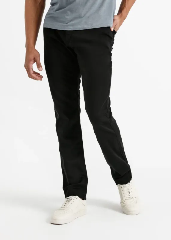 DUER No Sweat Relaxed Taper Pants - Black