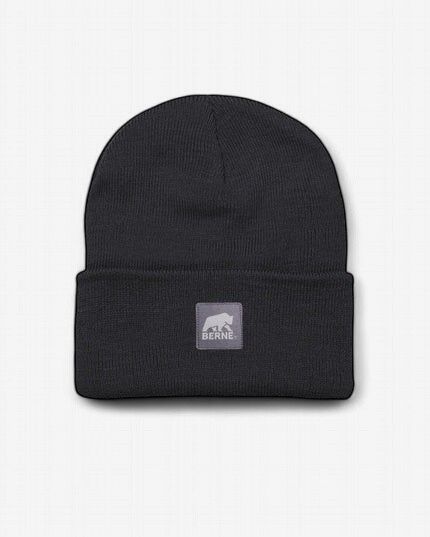 Berne Youth Heritage Knit Cuff Beanie, Colour: Black, Size: Onesize
