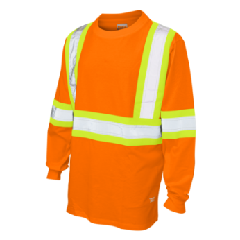Tough Duck Cotton Jersey L/S Safety T-Shirt - ST21