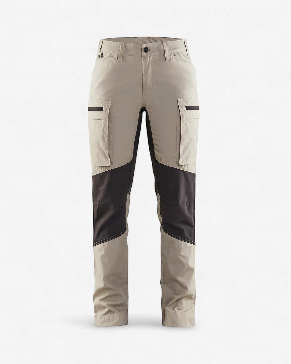 Blaklader Women's Stratus Lite Stretch Pants, Colour: Stone/Black, Size: 4R