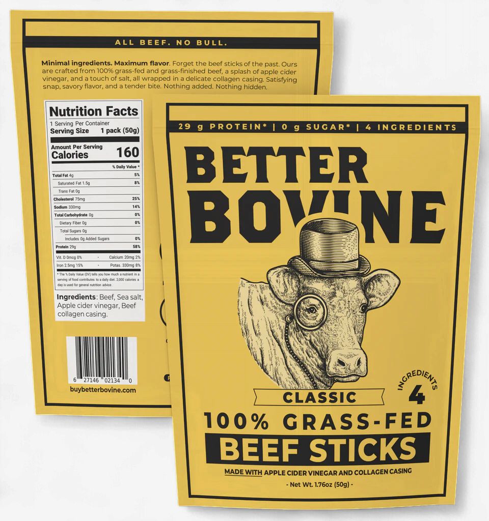 Better Bovine Beef Sticks