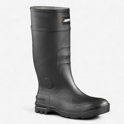 Baffin Blackhawk Plain Toe Rubber Boot, Colour: Black, Size: 7