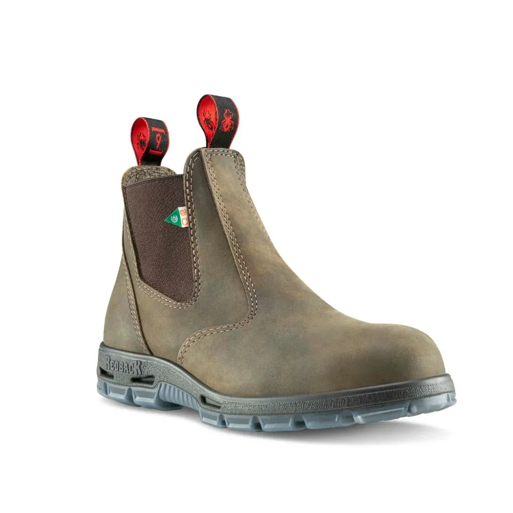 Redback Boots Safety - Iron Bark, Colour: Iron Bark, Size: 6.5