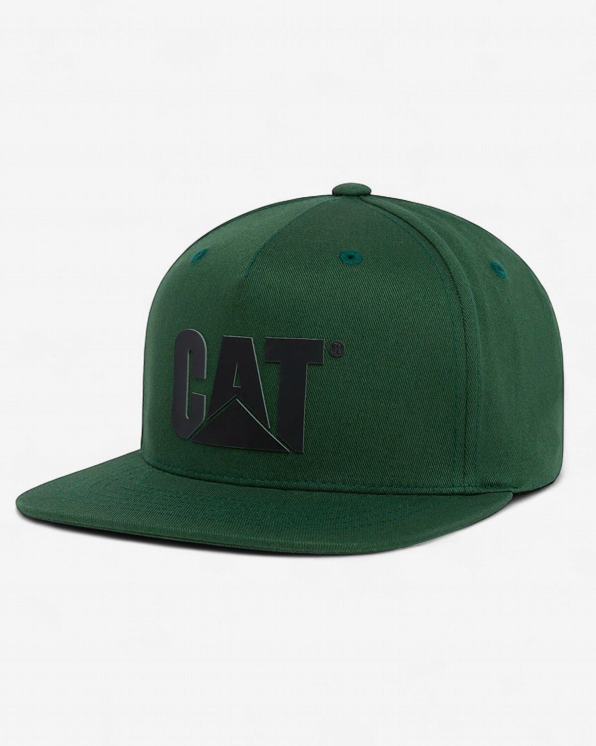 CAT Dual-Tone Flexfit Cap, Colour: Forest Green, Size: S/M