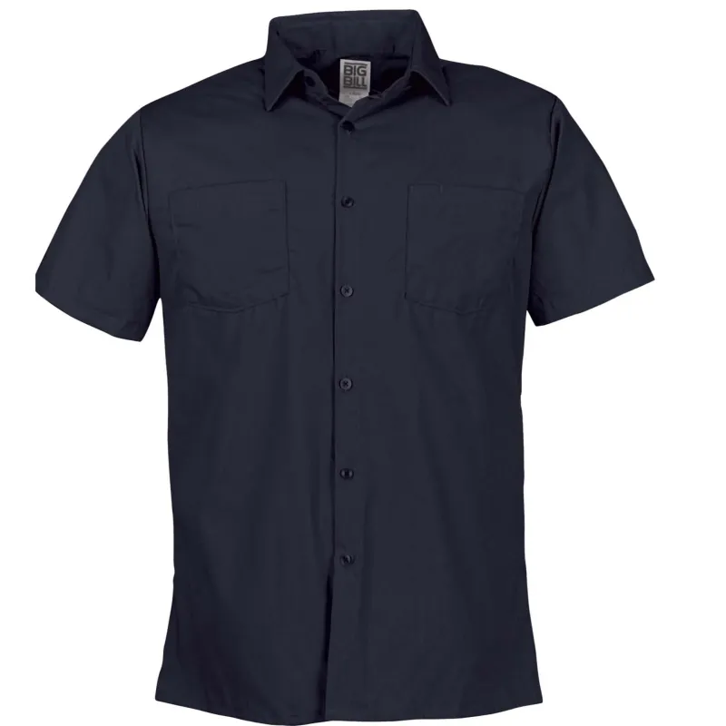 Big Bill S/S Lightweight Poplin Work Shirt - 130