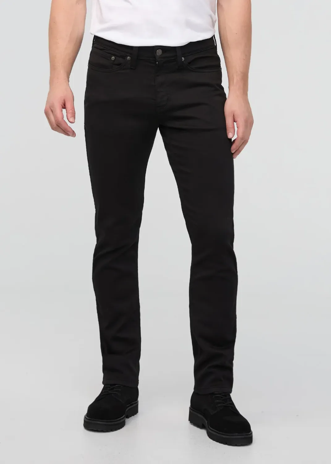 Duer No Sweat Slim Straight Pant - Black, Colour: Black, Size: 34X30