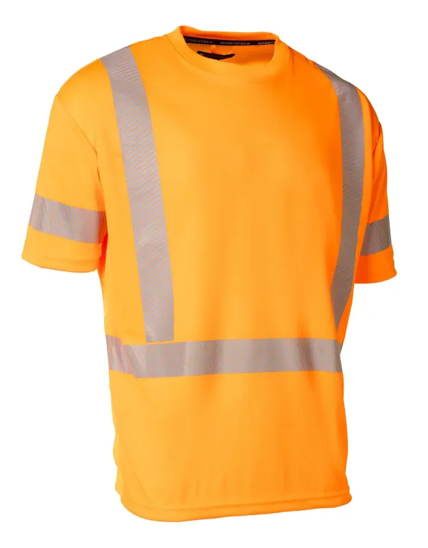 Forcefield Hi Vis Crew Neck Short Sleeve Tee