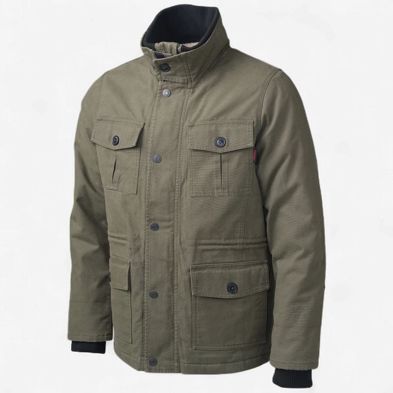 Tough Duck Sherpa-Lined Duck Cargo Jacket