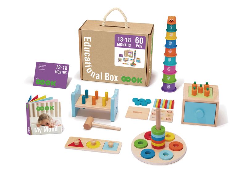Kit Educacional para 13-18 meses (Metodología Montessori)