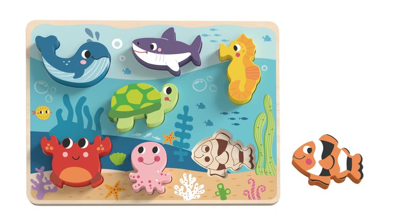 Rompecabezas de Animales Marinos