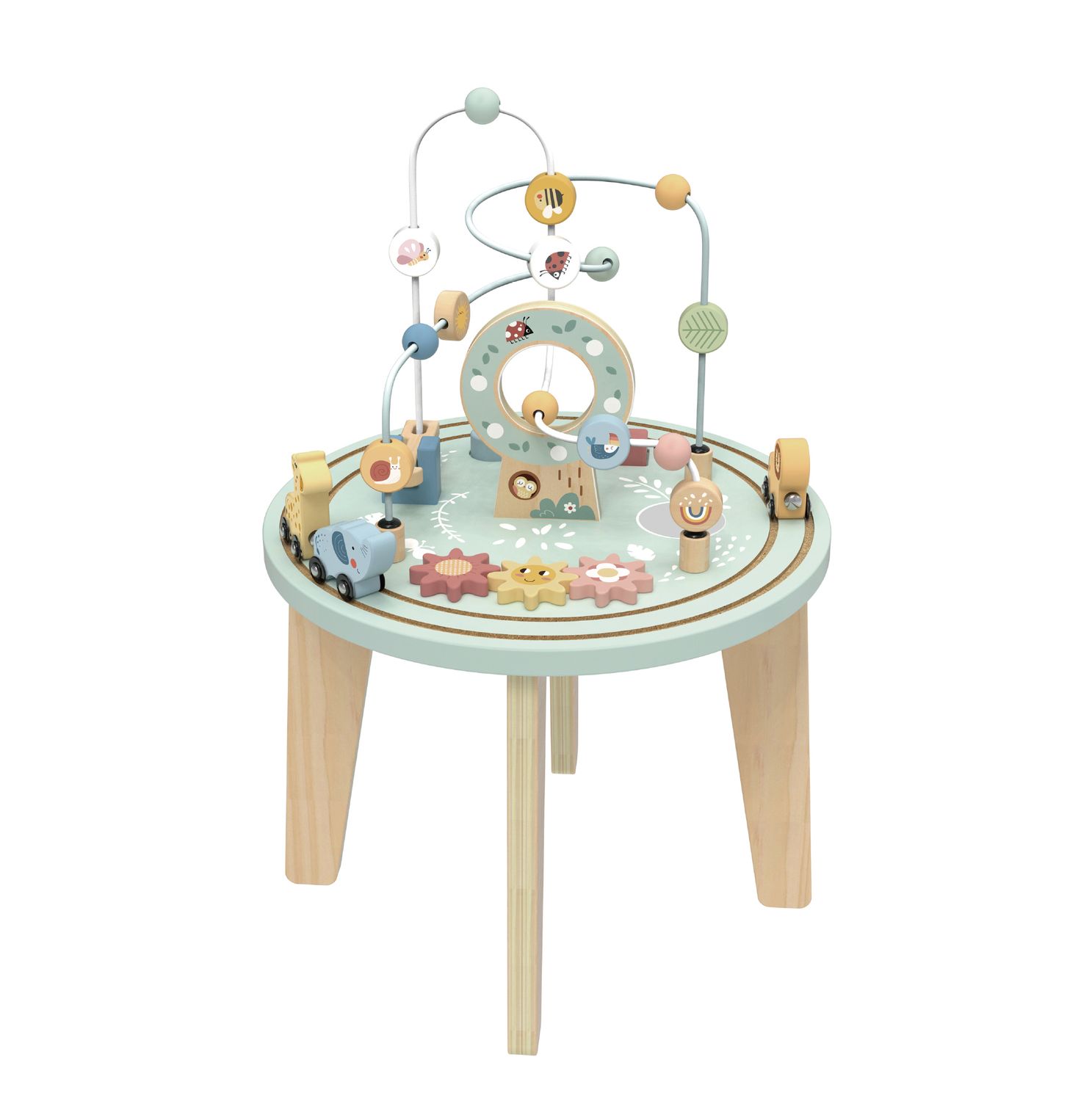 Mesa de Actividades Sensorial de Madera