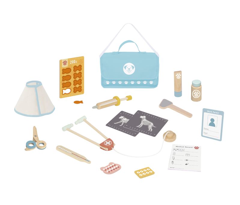 Maletín de Veterinario – Set de Juego de Madera