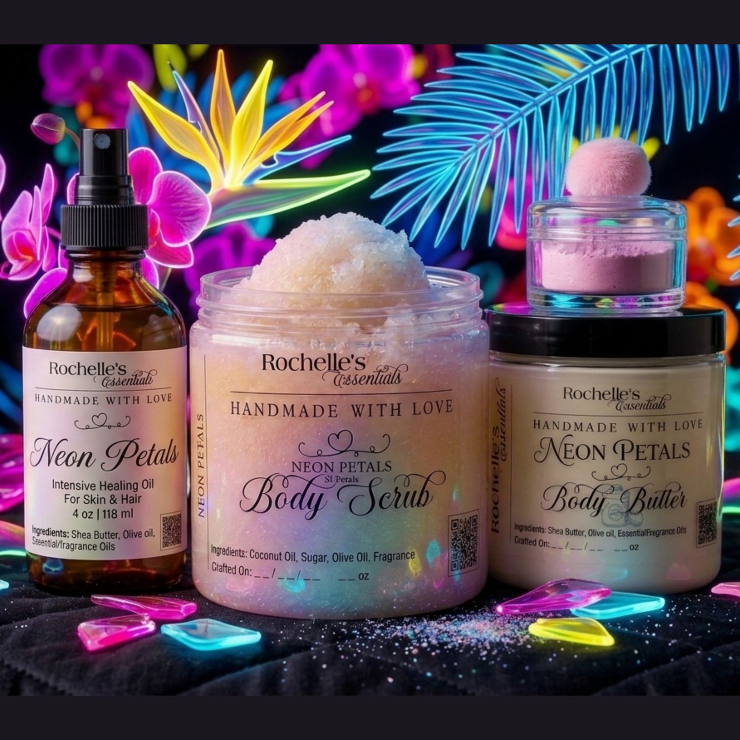 Neon Petals Complete Body Bundle