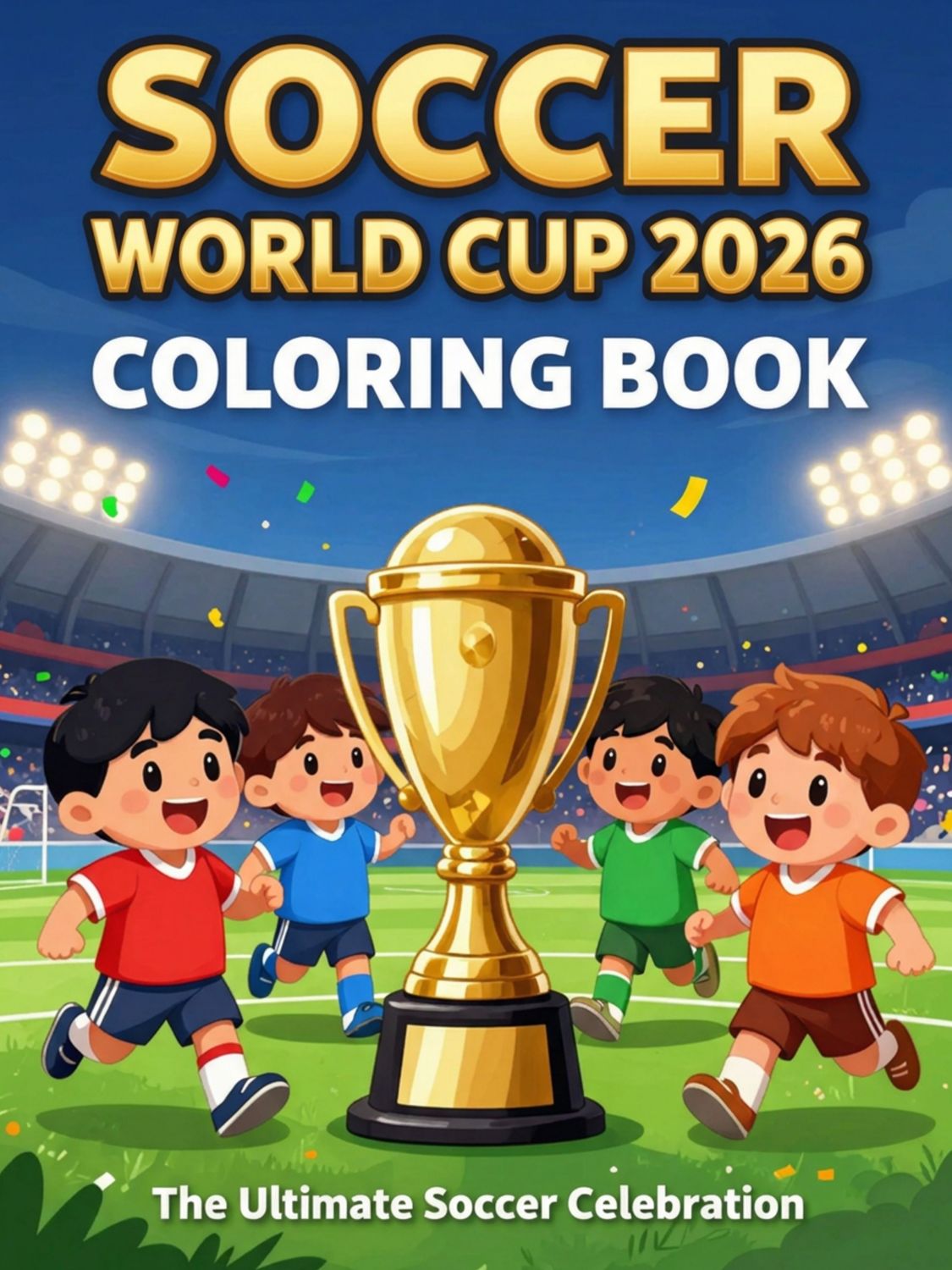 World Cup 2026 Coloring Book