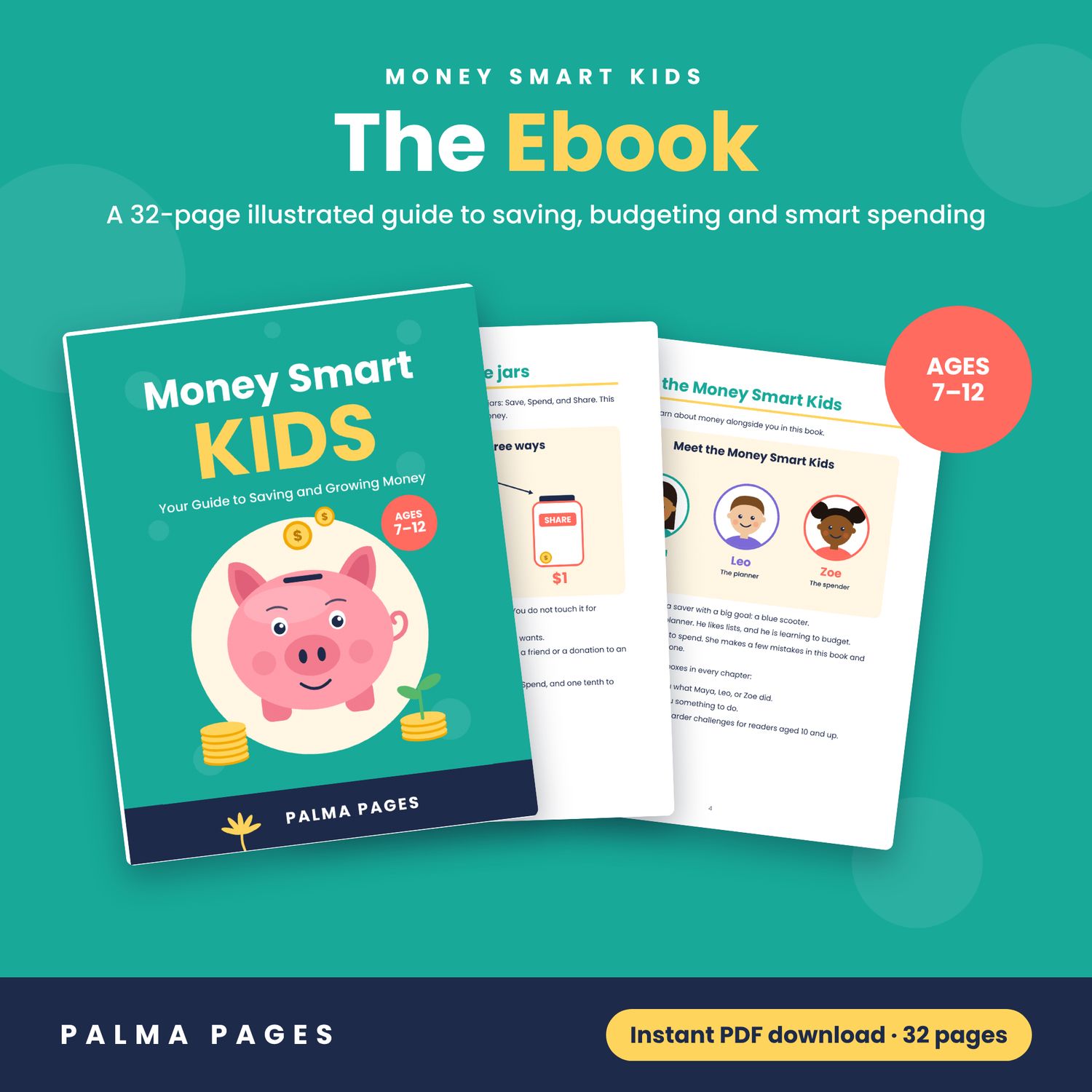 The 30-Day Money Habit Pack for Kids (Ages 7-12)