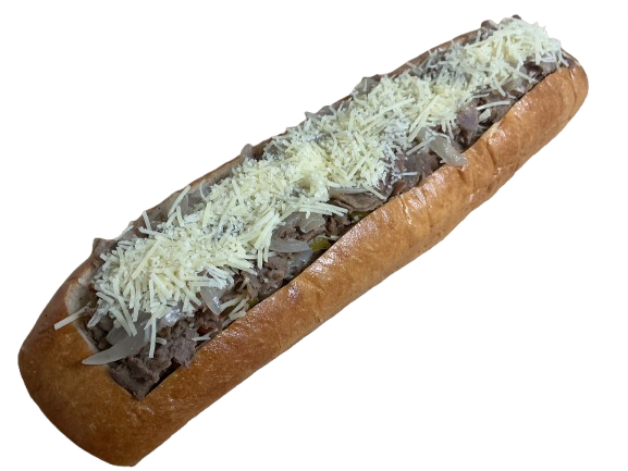 Open Stuffed Cheesesteak