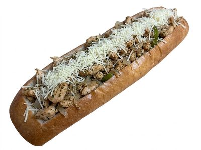 Open Stuffed Chicken Cheesesteak