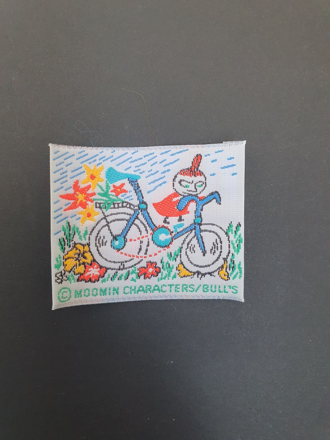 Naszywka Mała Mi na rowerze '90