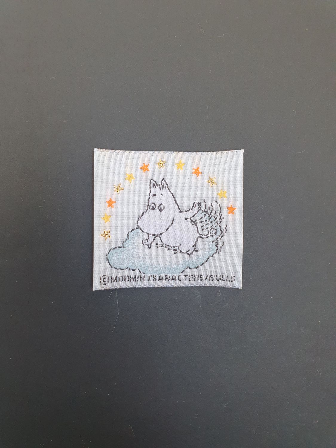 Naszywka Muminek na obłoczku '90