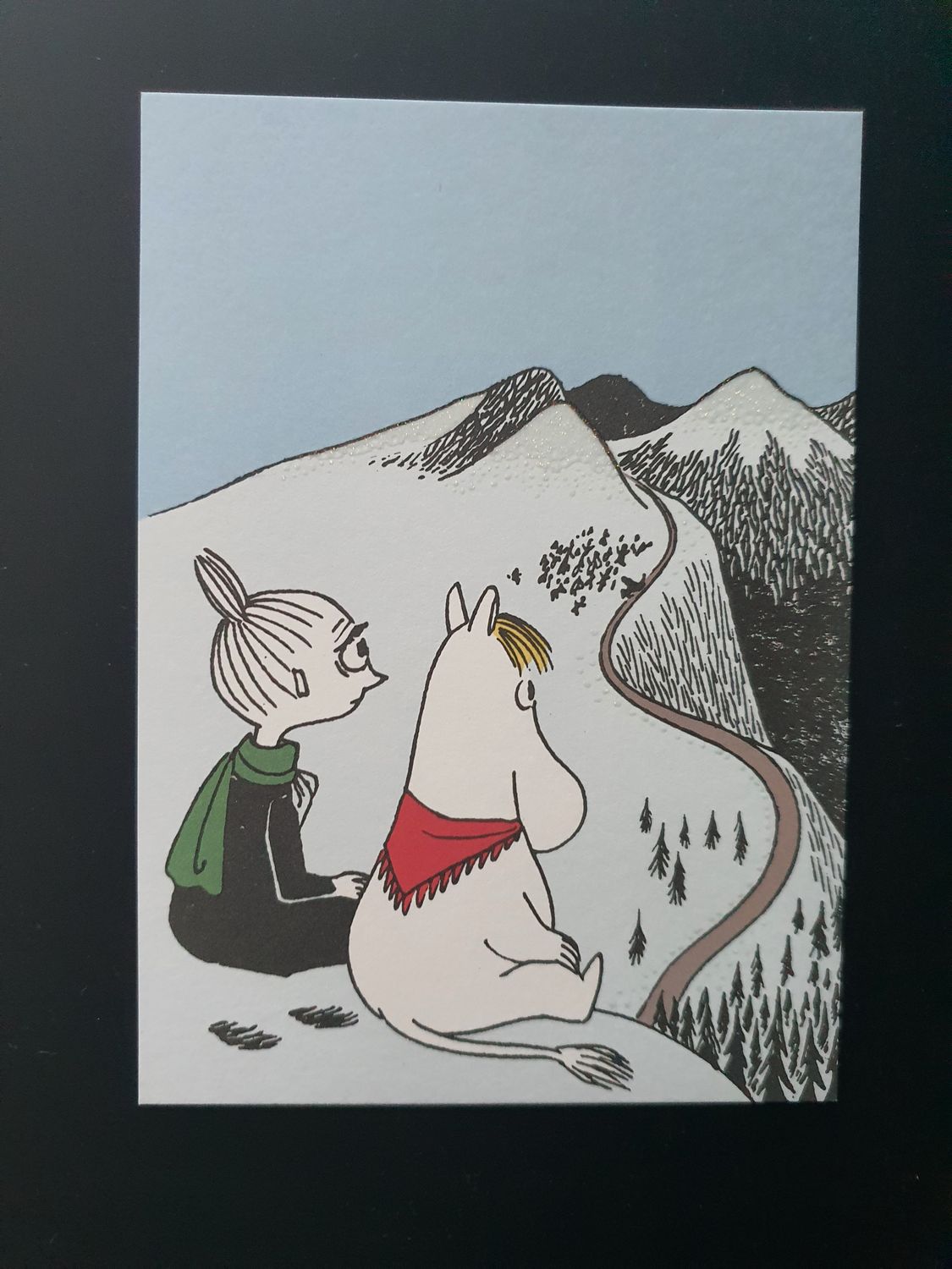 Pocztówka Na stoku