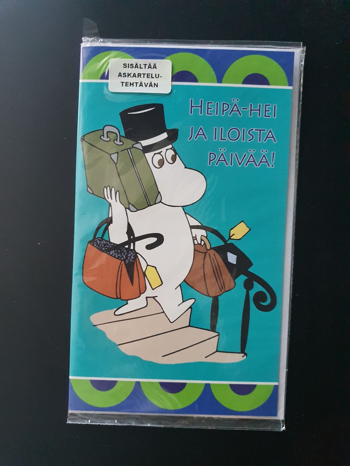 Kartka rozkładana z łamigłówką
