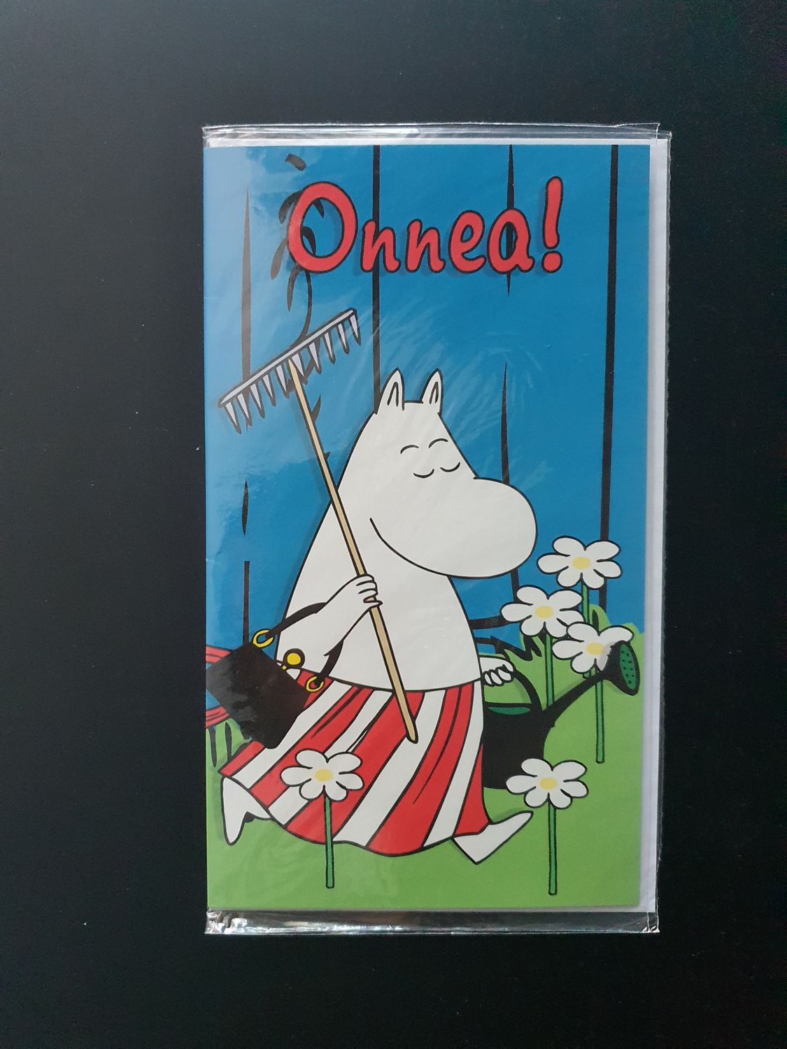 Kartka rozkładana "Onnea!"