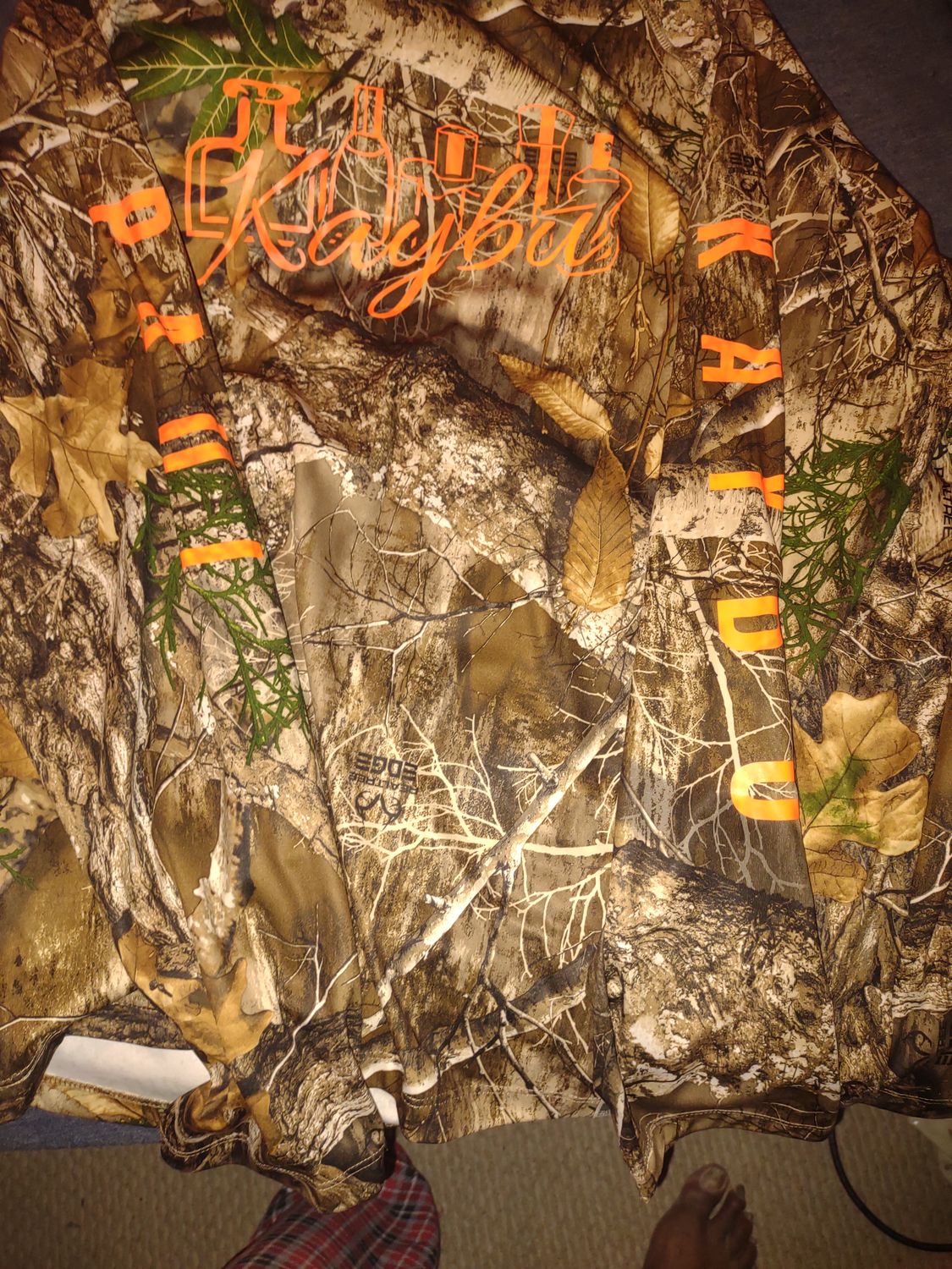 Long sleeve camouflage shirt