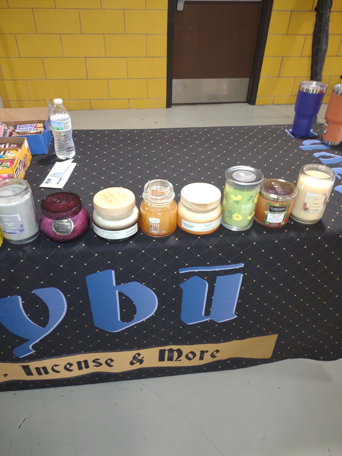 Assorted candles