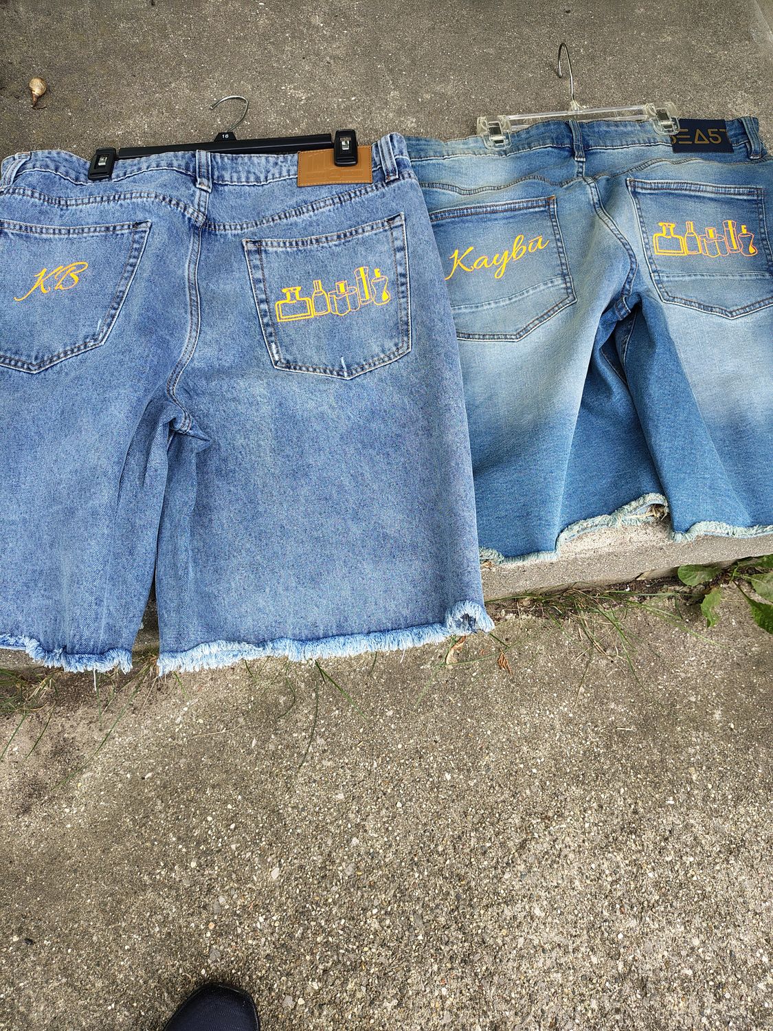 Kaybu Men Blue jeans shorts