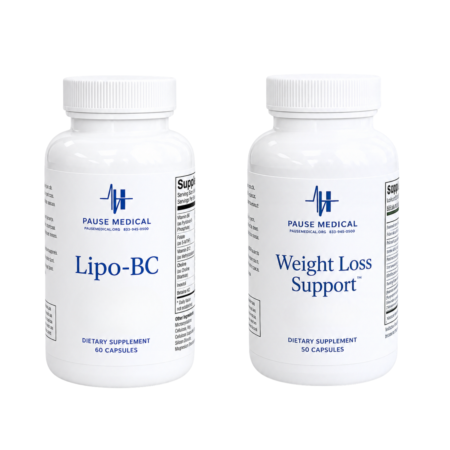 Weight Loss Bundle: Lipo BC (60) & Weight Loss Support