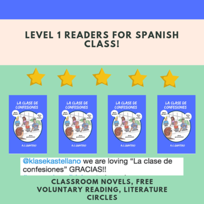 4 Novels+ FVR Reading Kit La clase de confesiones Level 1+