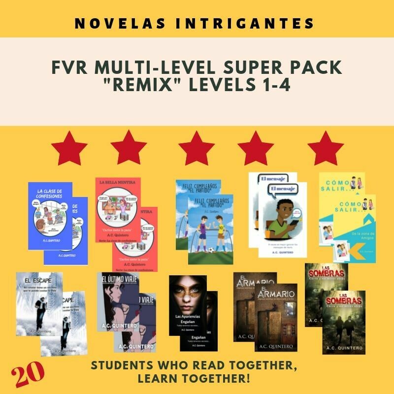 20 Novels: FVR Spanish Multi-level "Remix