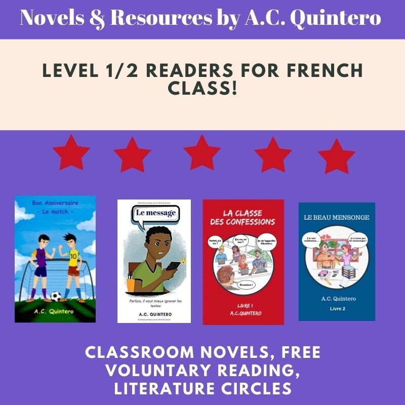 French Mini Bundle 4 Novels (shipping included)
