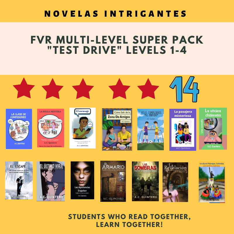 14 Novels: FVR Spanish Multi-level Sampler