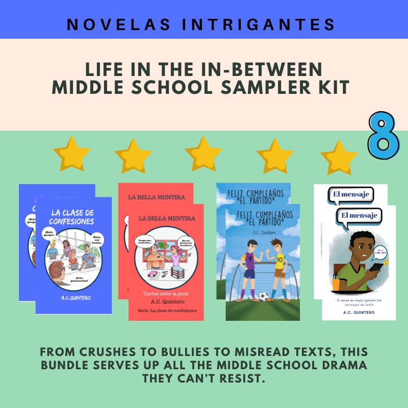 Middle School Sampler Kit| 8 novels with endless drama