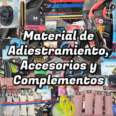 Material de adiestramiento accesorios y complementos