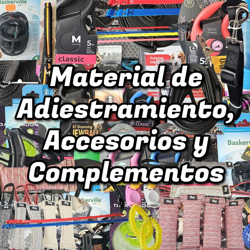 Material de adiestramiento accesorios y complementos