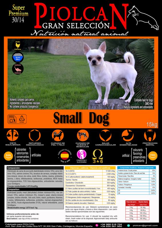 Piolcan Super Premium Small Dog 30/14 Piolcan Super Premium Small Dog 30/14