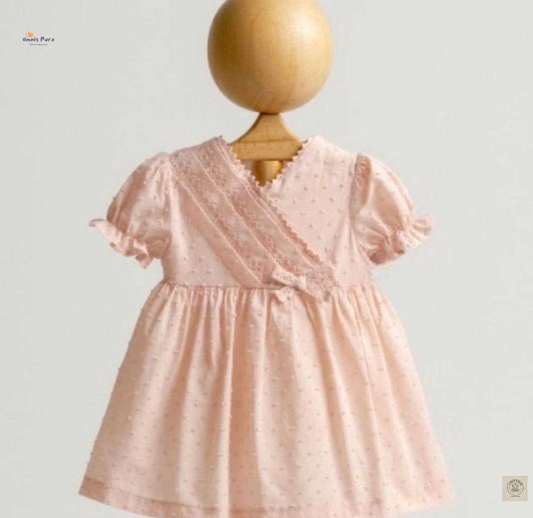 Pink Front Bow Dress, Size: 6M