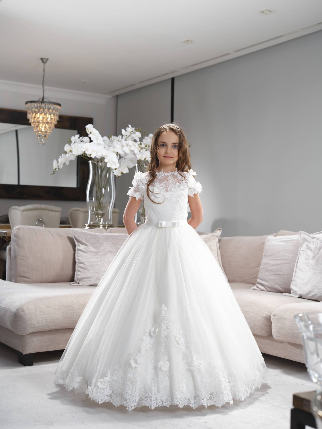 A-line Lace Dress