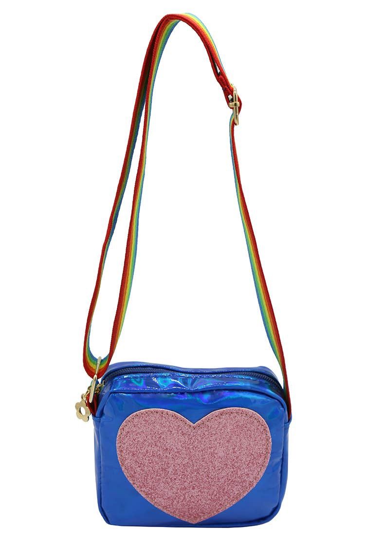 Heart Purse: Blue