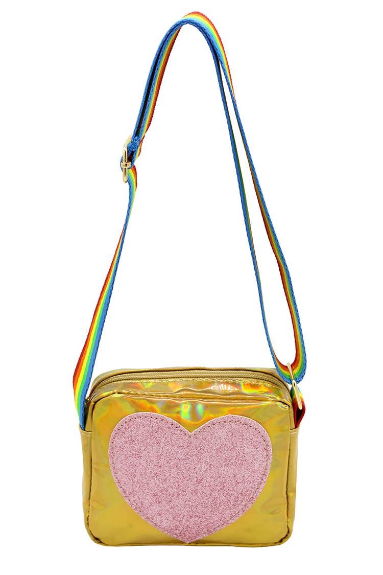 Heart Purse: Gold