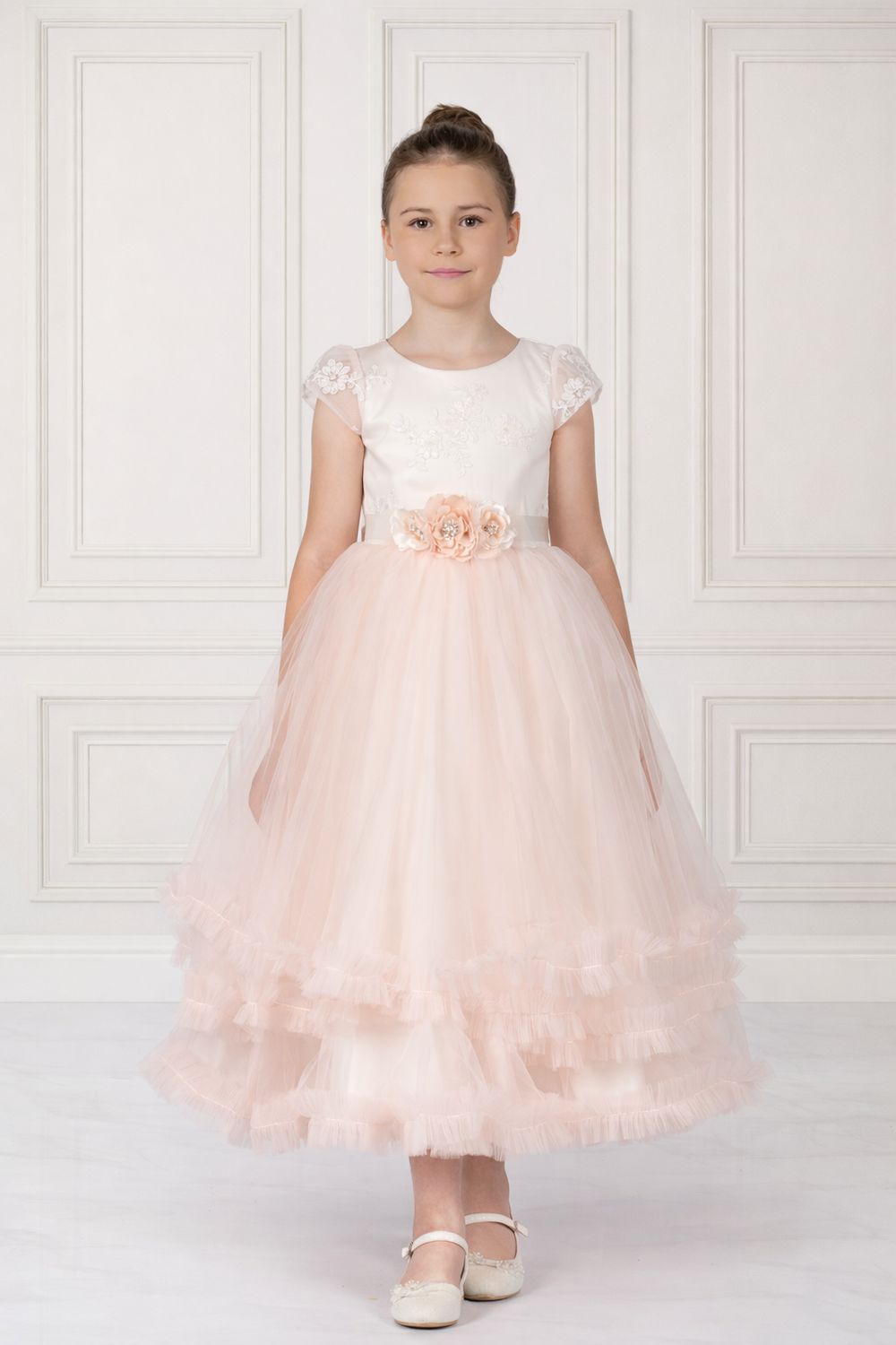 Blush Pink Dress, Size: 8Y