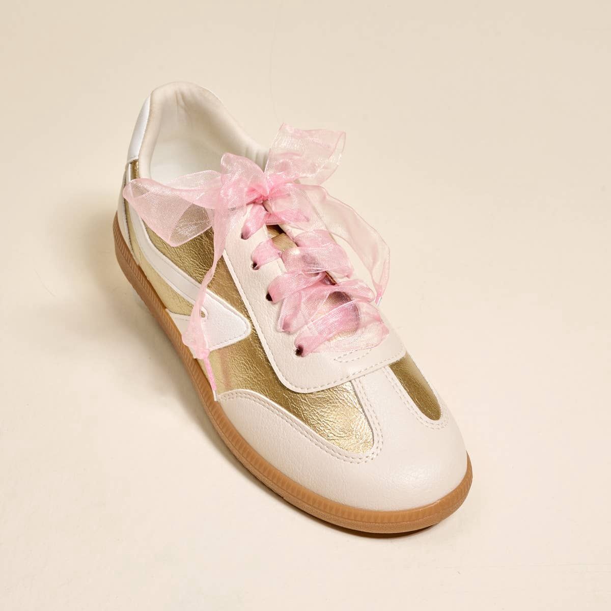 The Darling Effect - Step It Up Shoelaces–Sheer Pink