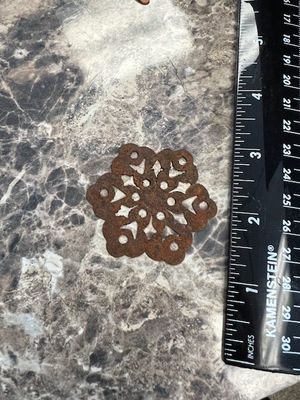Rustic Snowflake metal