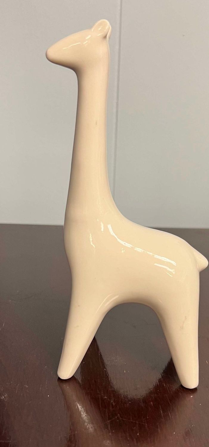 White Ceramic Giraffe